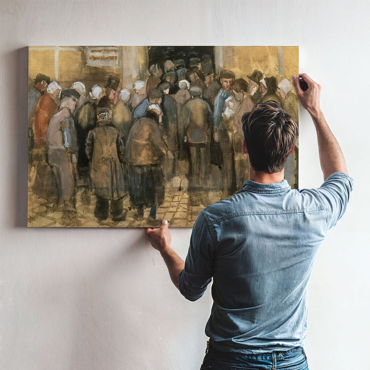The Poor And Money By Vincent Van Gogh