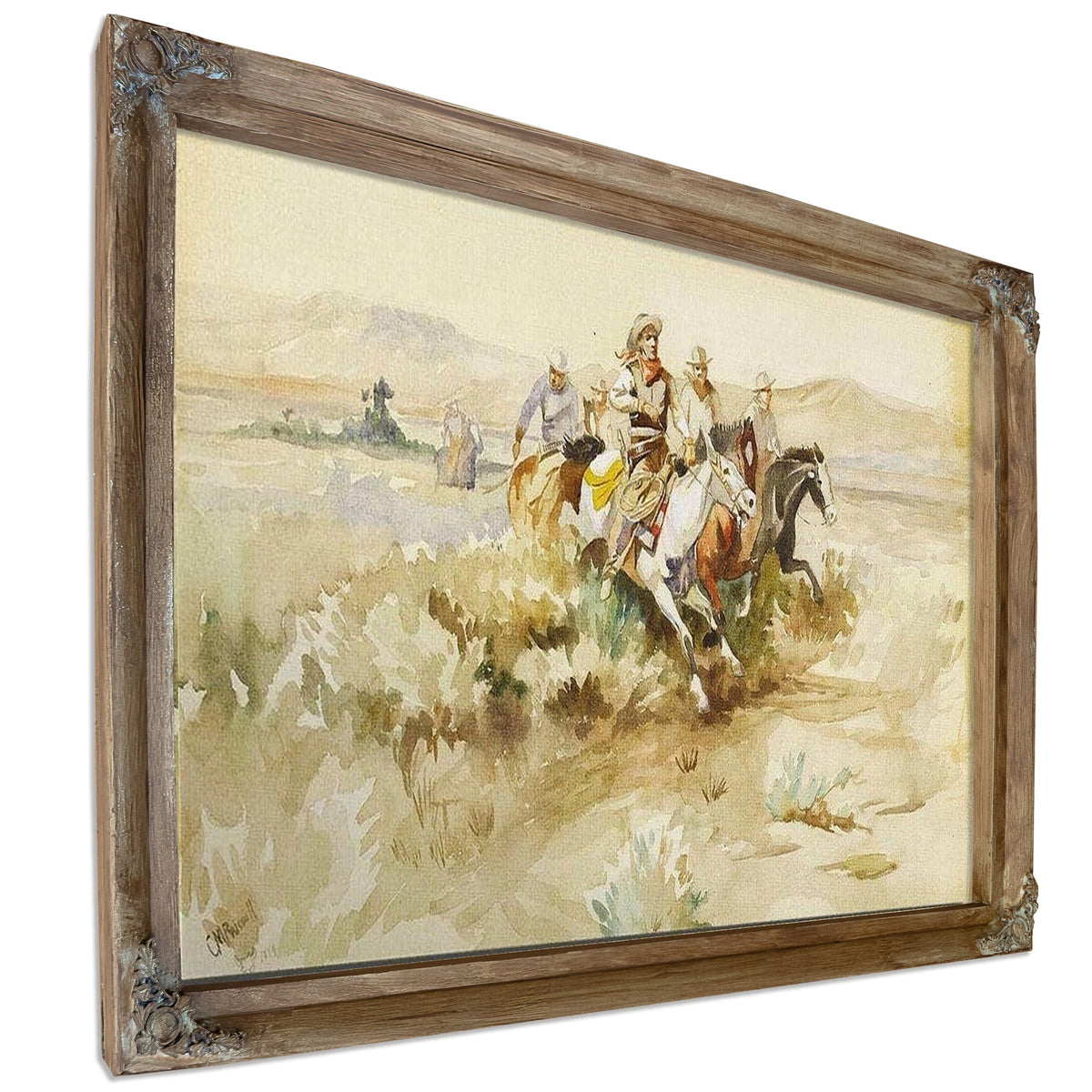 The Posse 1899 By Charles Marion Russell