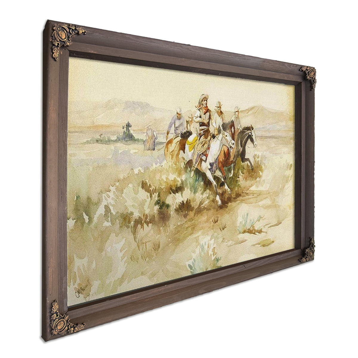 The Posse 1899 By Charles Marion Russell