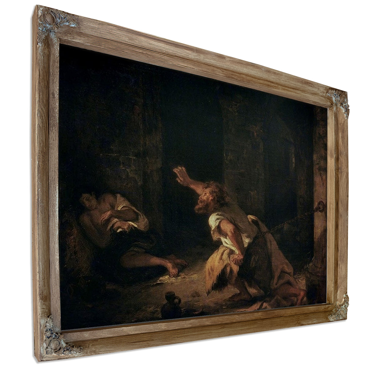 The Prisoner Of Chillon By Ferdinand Victor Eugene Delacroix