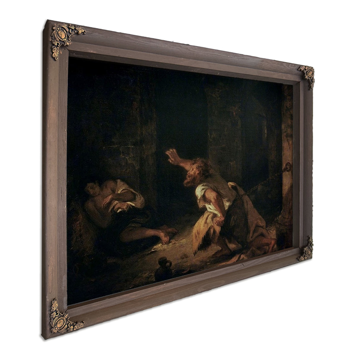 The Prisoner Of Chillon By Ferdinand Victor Eugene Delacroix