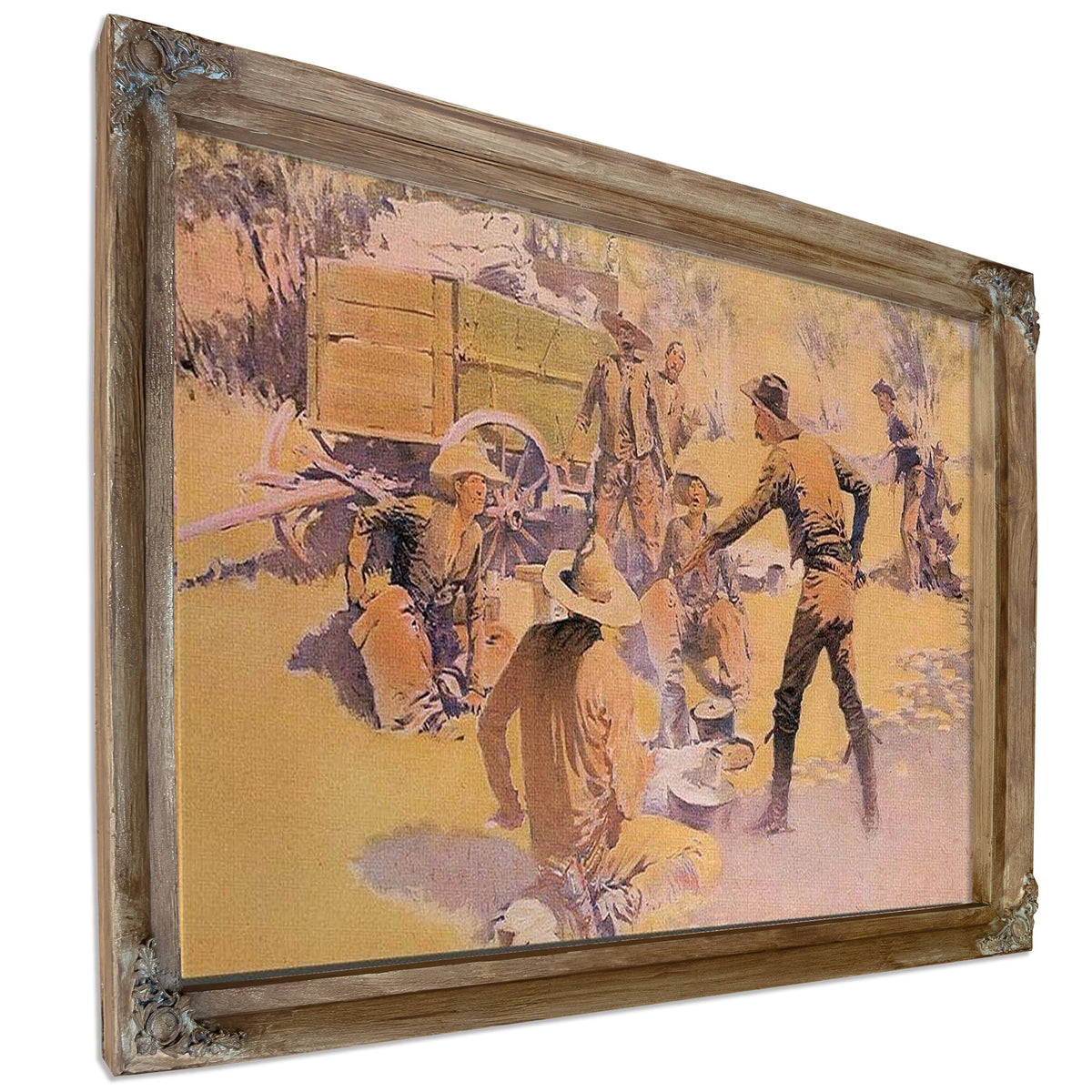 The Quarrel By Frederic Remington