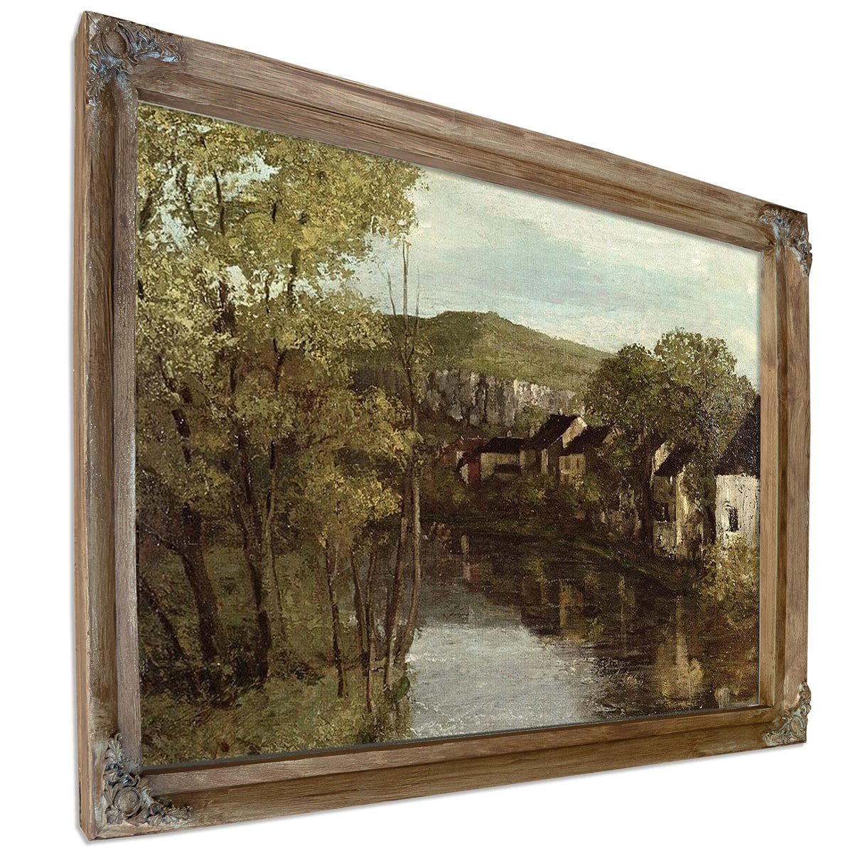 The Reflection Of Ornans By Jean Desire Gustave Courbet