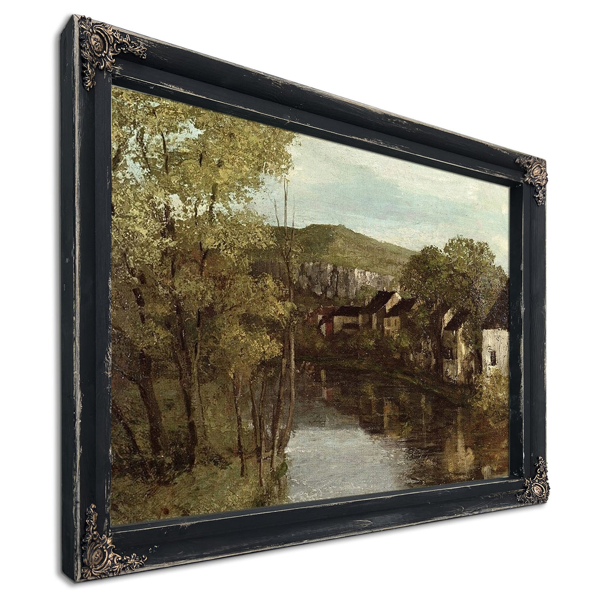 The Reflection Of Ornans By Jean Desire Gustave Courbet