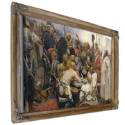 The Reply Of The Zaporozhian Cossacks To Sultan Mehmet Iv by Ilya Efimovich Repin