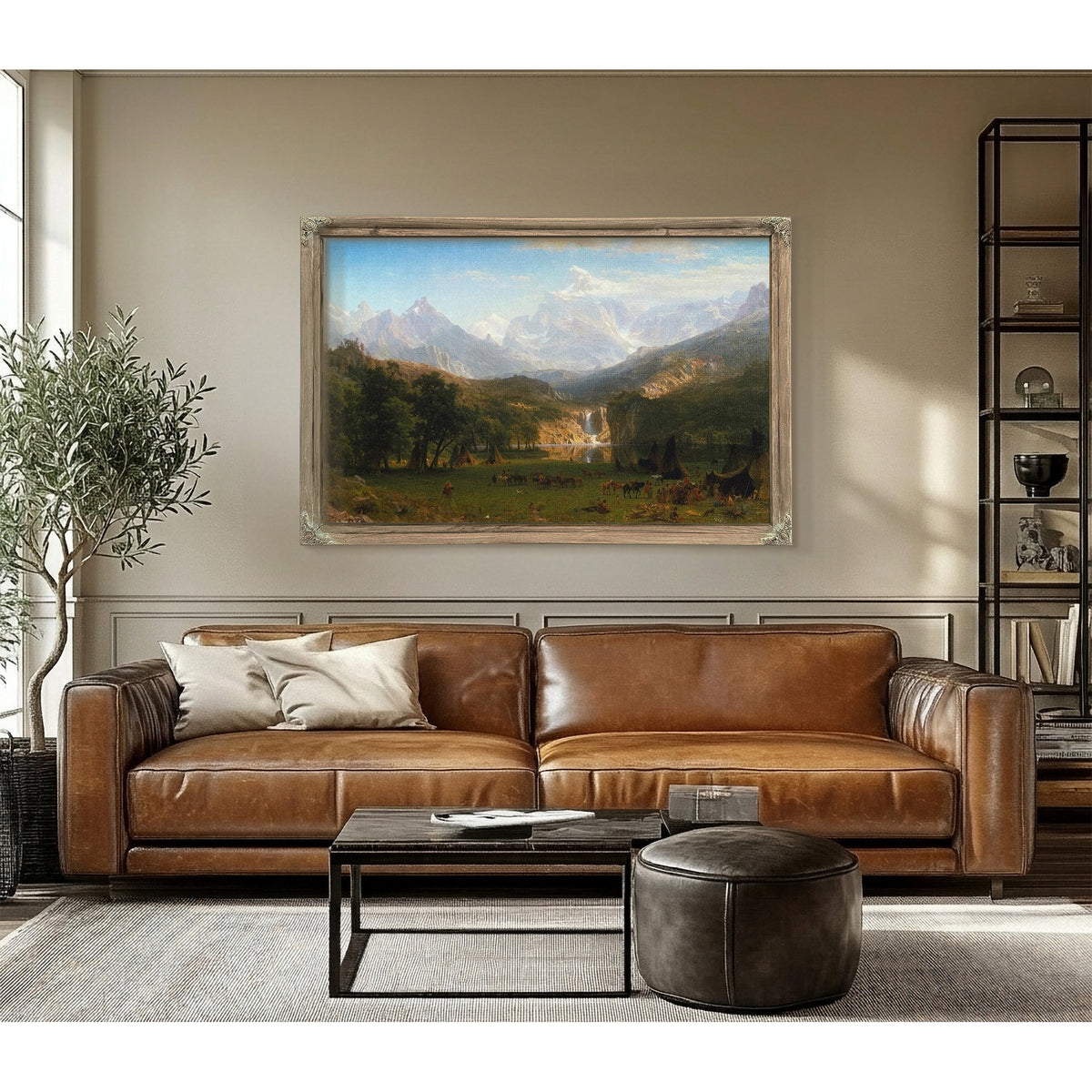 The Rocky Mountains Lander 1039 S Peak 1863 By Albert Bierstadt