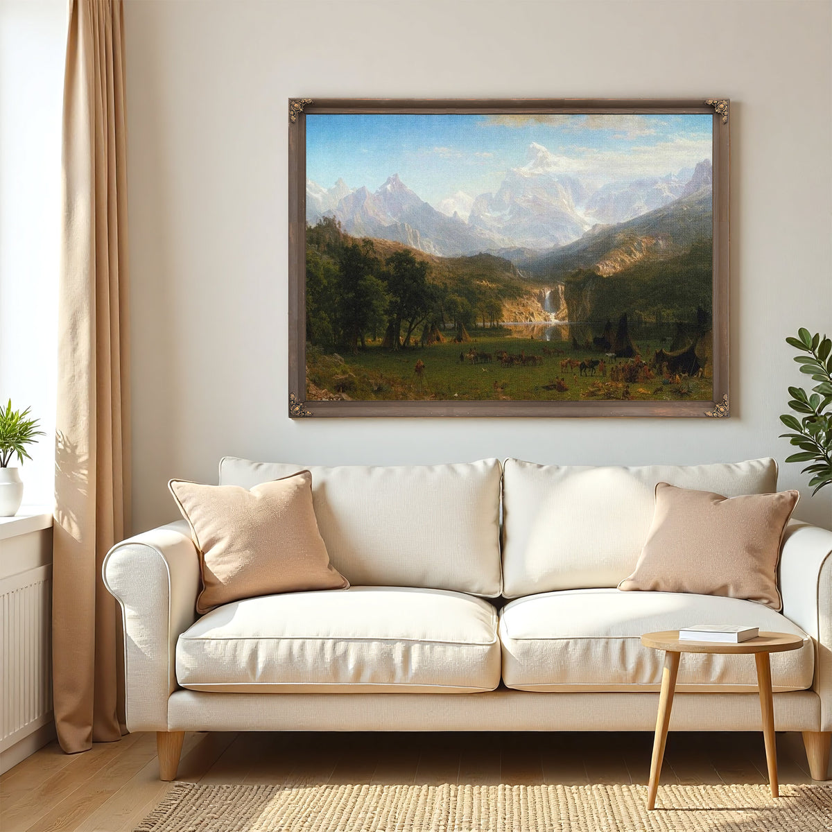 The Rocky Mountains Lander 1039 S Peak 1863 By Albert Bierstadt