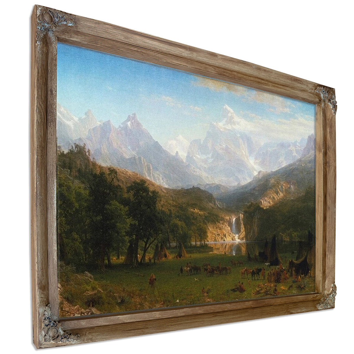 The Rocky Mountains Lander 1039 S Peak 1863 By Albert Bierstadt