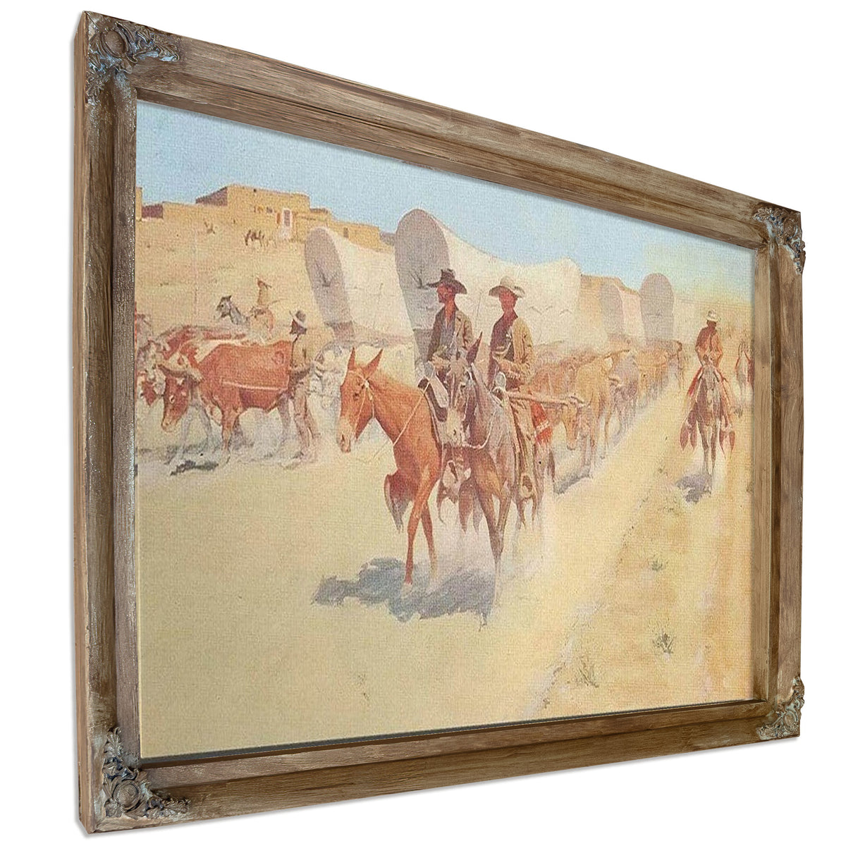 The Santa Fe Trade By Frederic Remington