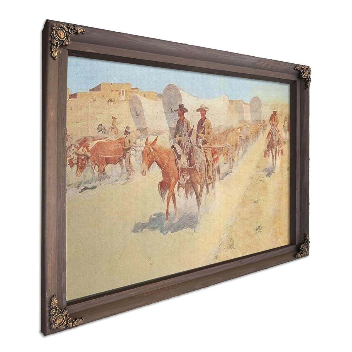 The Santa Fe Trade By Frederic Remington