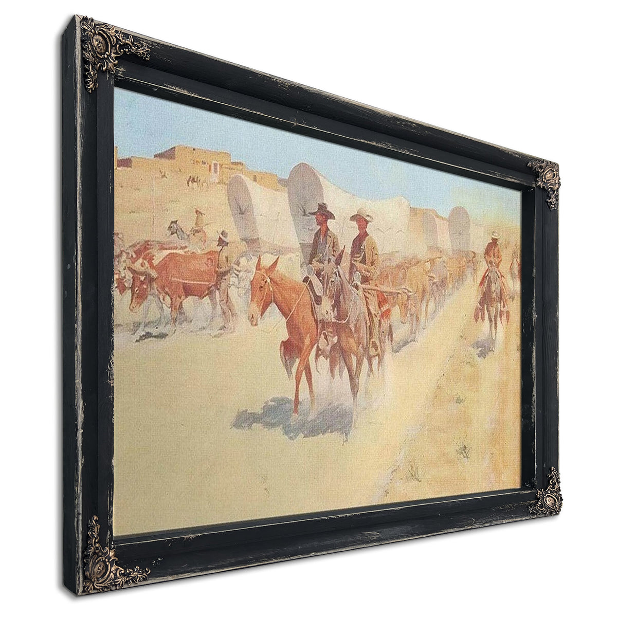 The Santa Fe Trade By Frederic Remington