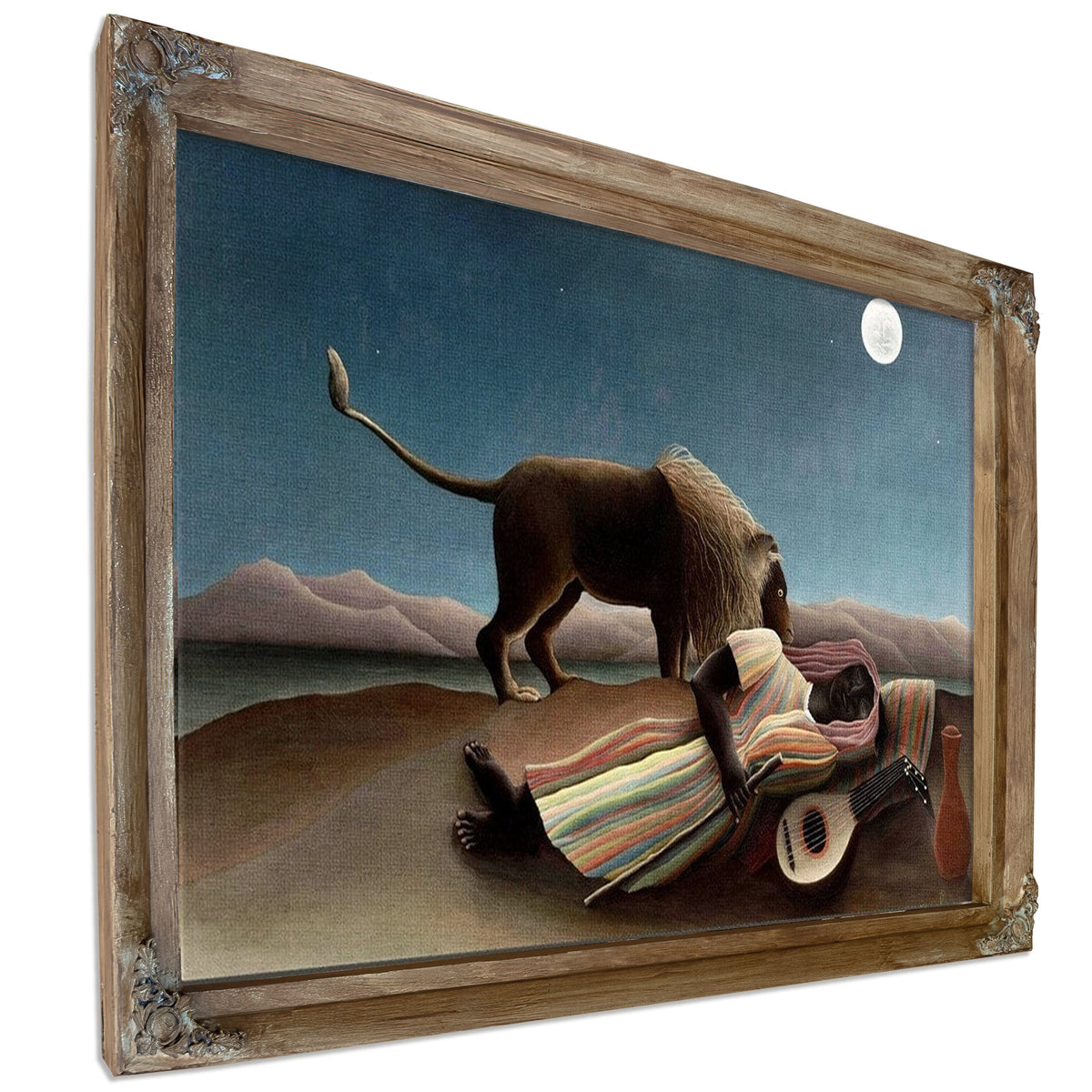 The Sleeping Gypsy La Zingara Addormentata By Henri Rousseau