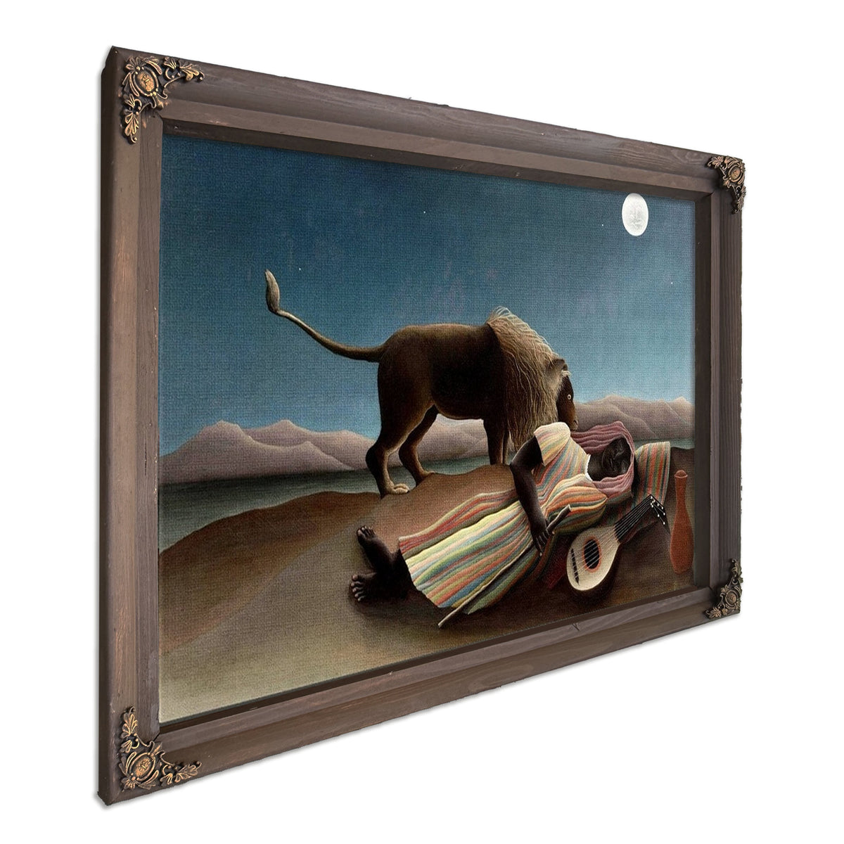 The Sleeping Gypsy La Zingara Addormentata By Henri Rousseau