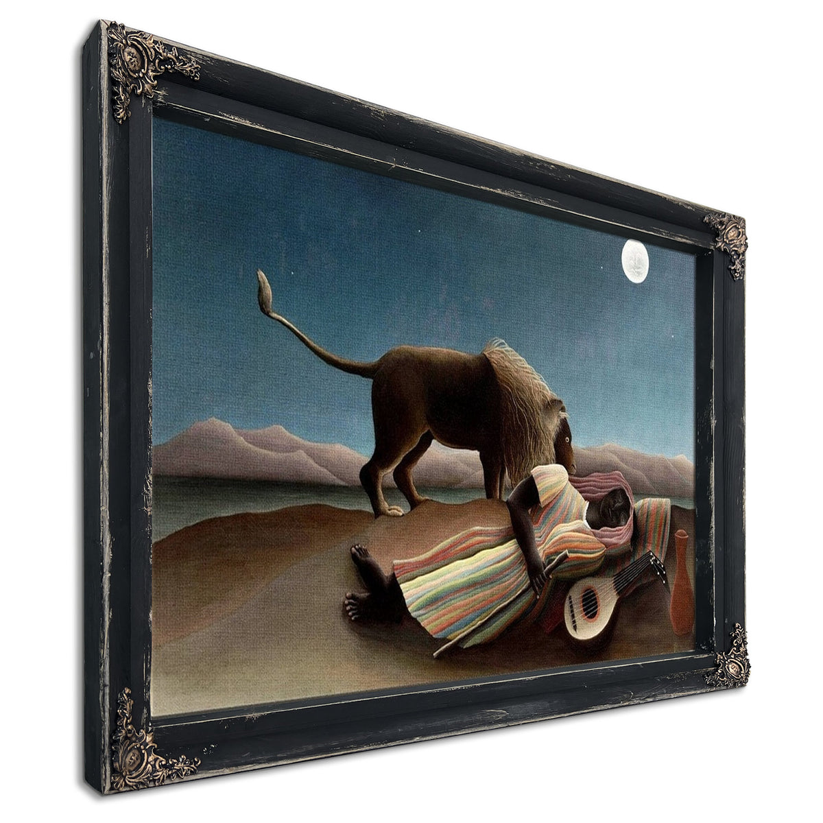 The Sleeping Gypsy La Zingara Addormentata By Henri Rousseau
