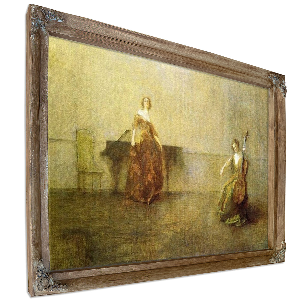 The Song And The Cello By Thomas Wilmer Dewing