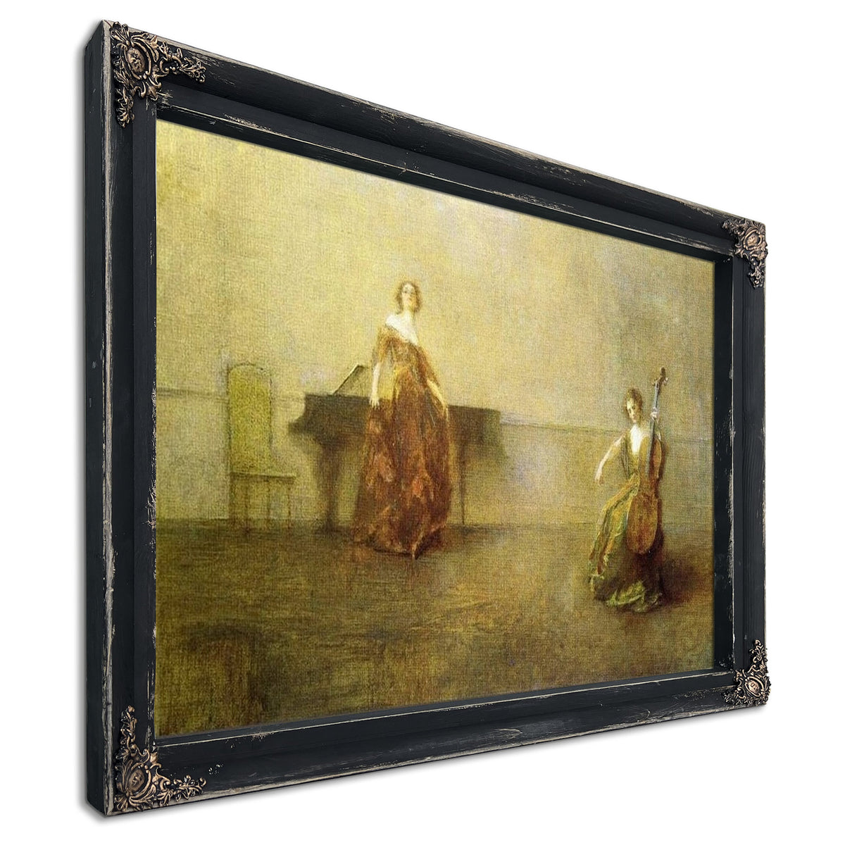 The Song And The Cello By Thomas Wilmer Dewing