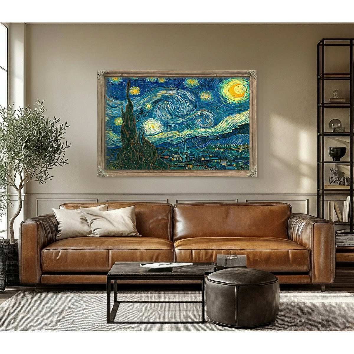 The Starry Night By Vincent Van Gogh