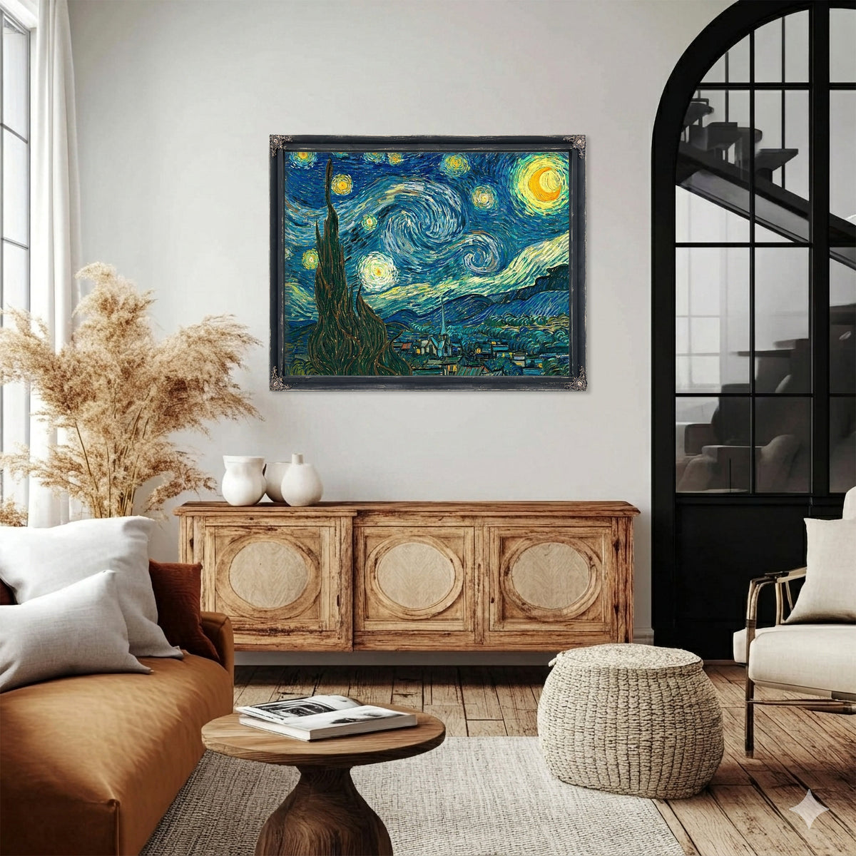 The Starry Night By Vincent Van Gogh