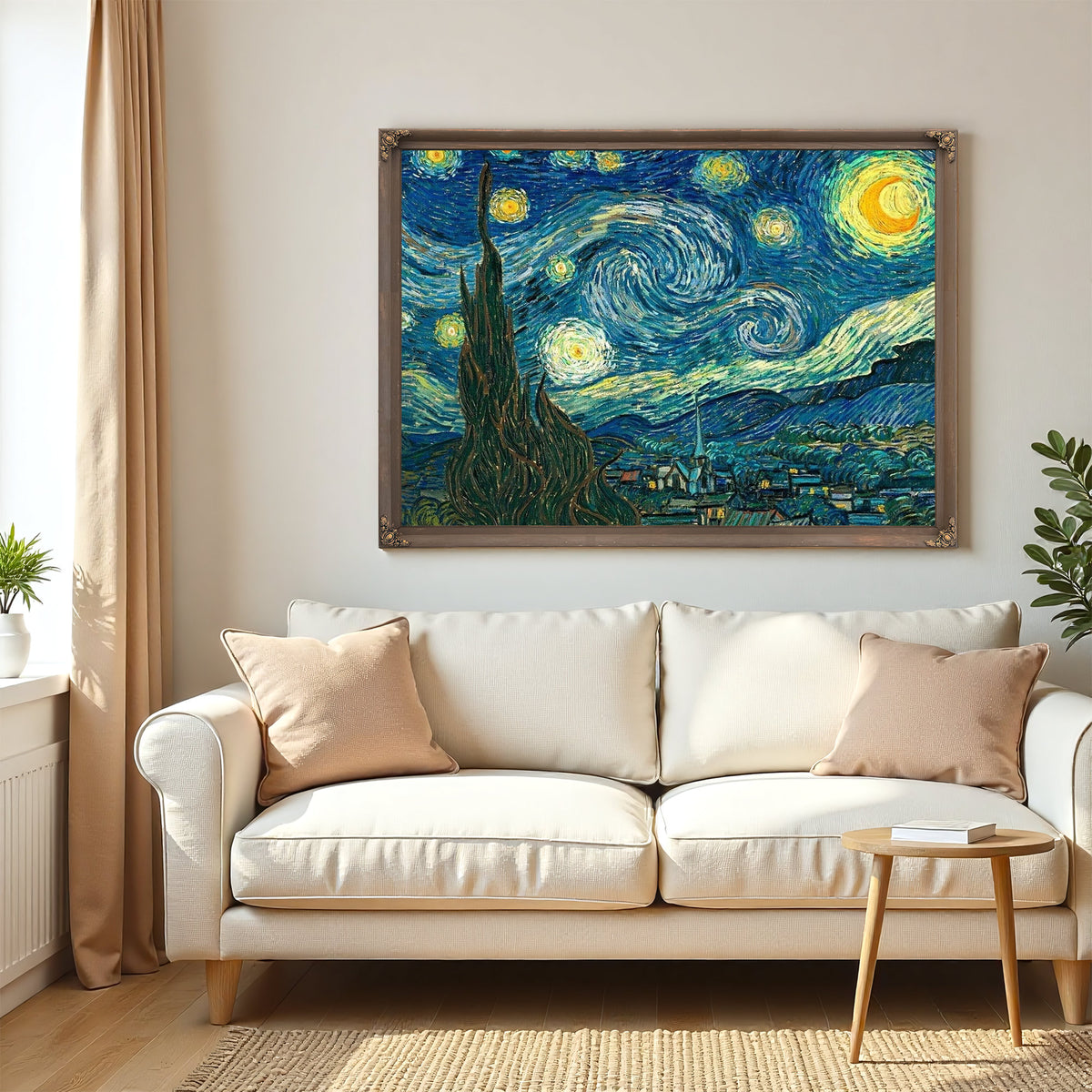 The Starry Night By Vincent Van Gogh