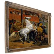 The Start Of The Race Of The Riderless Horses by Horace Vernet
