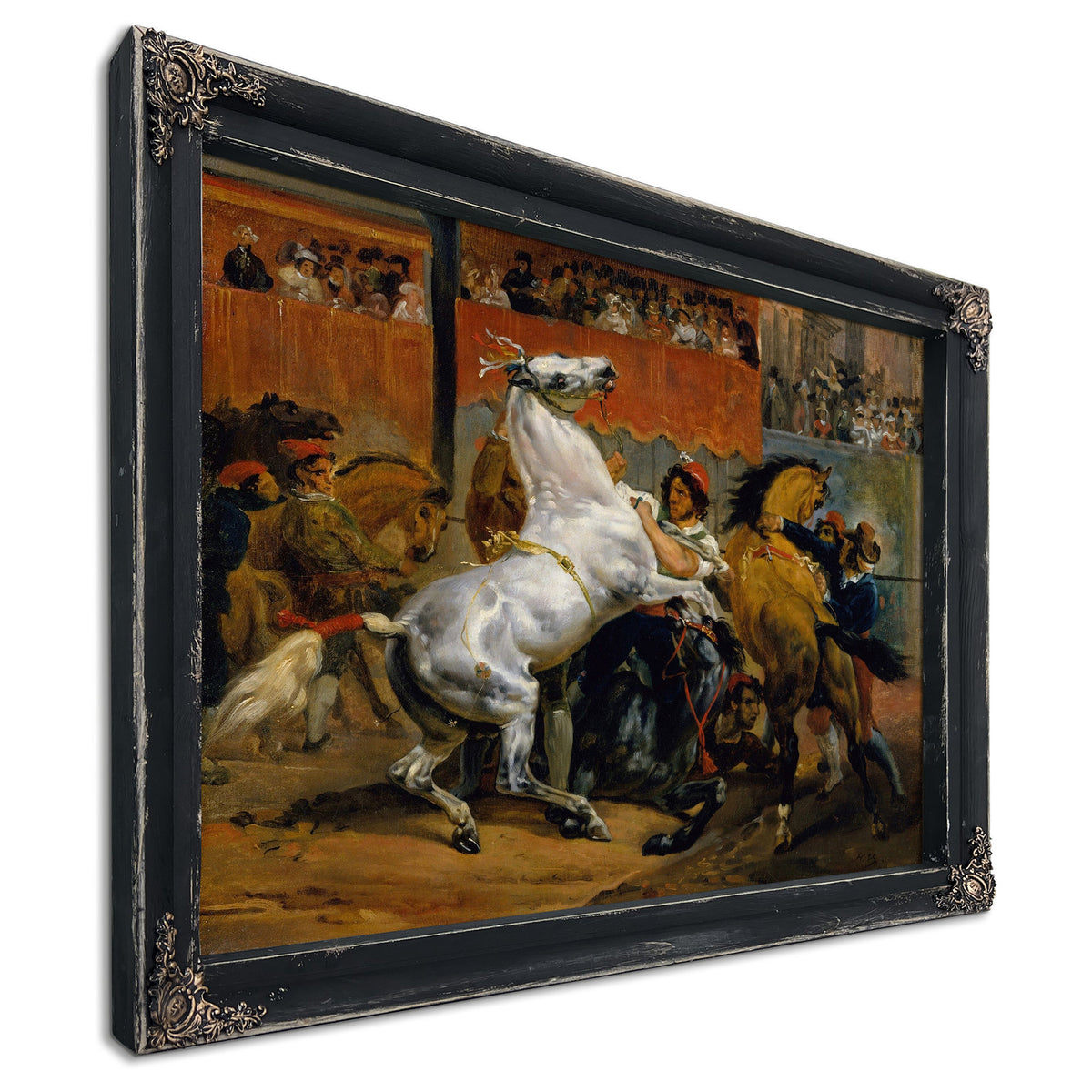 The Start Of The Race Of The Riderless Horses by Horace Vernet