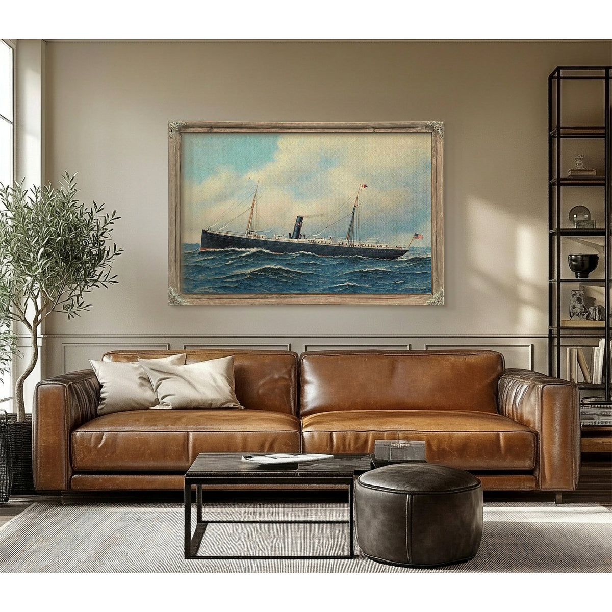 The Steamship Concho 1904 By Antonio Jacobsen