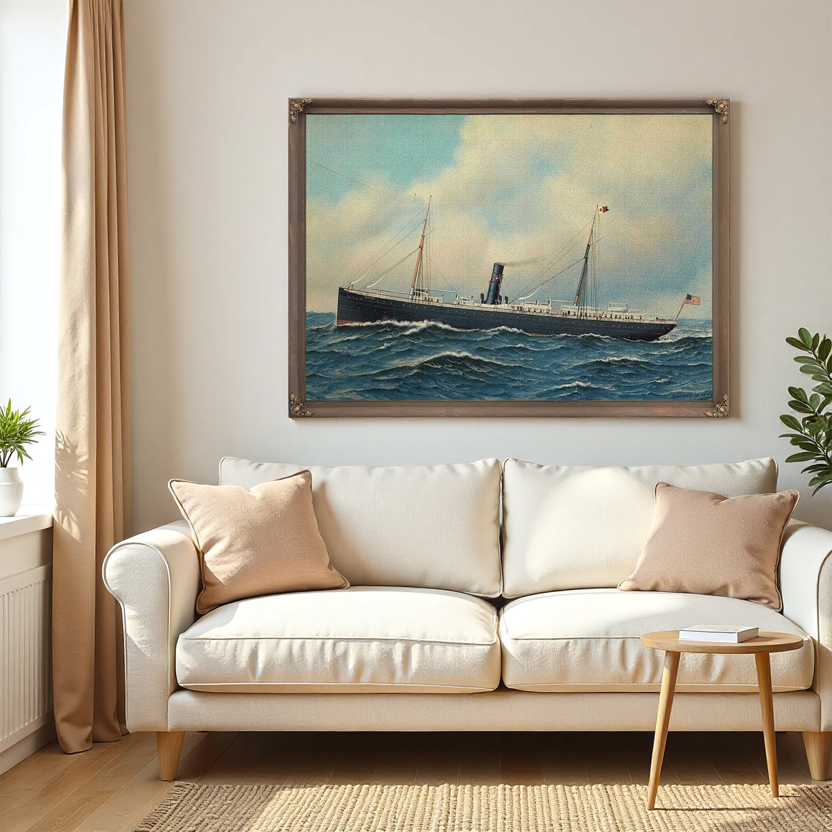 The Steamship Concho 1904 By Antonio Jacobsen