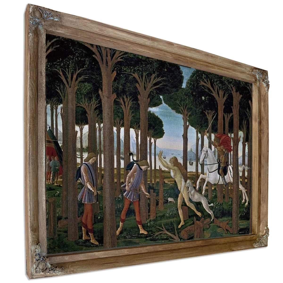 The Story Of Nastagio Degli Onesti I 1483 By Sandro Botticelli