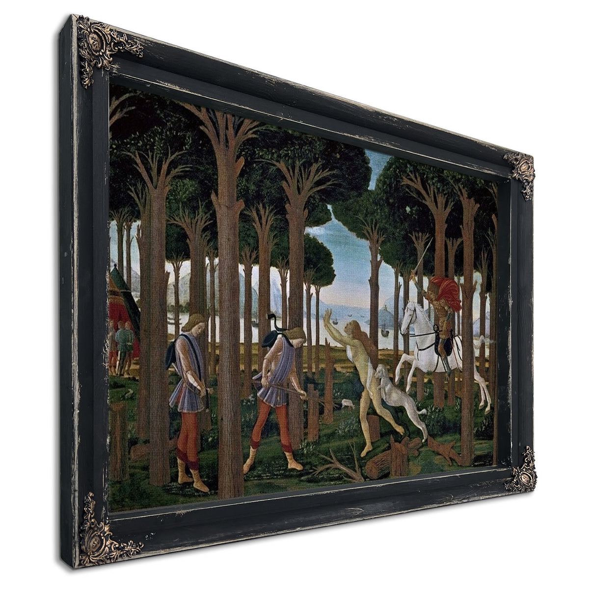 The Story Of Nastagio Degli Onesti I 1483 By Sandro Botticelli