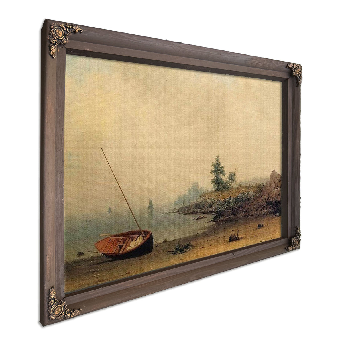 The Stranded Boat 1863 By Martin Johnson Heade