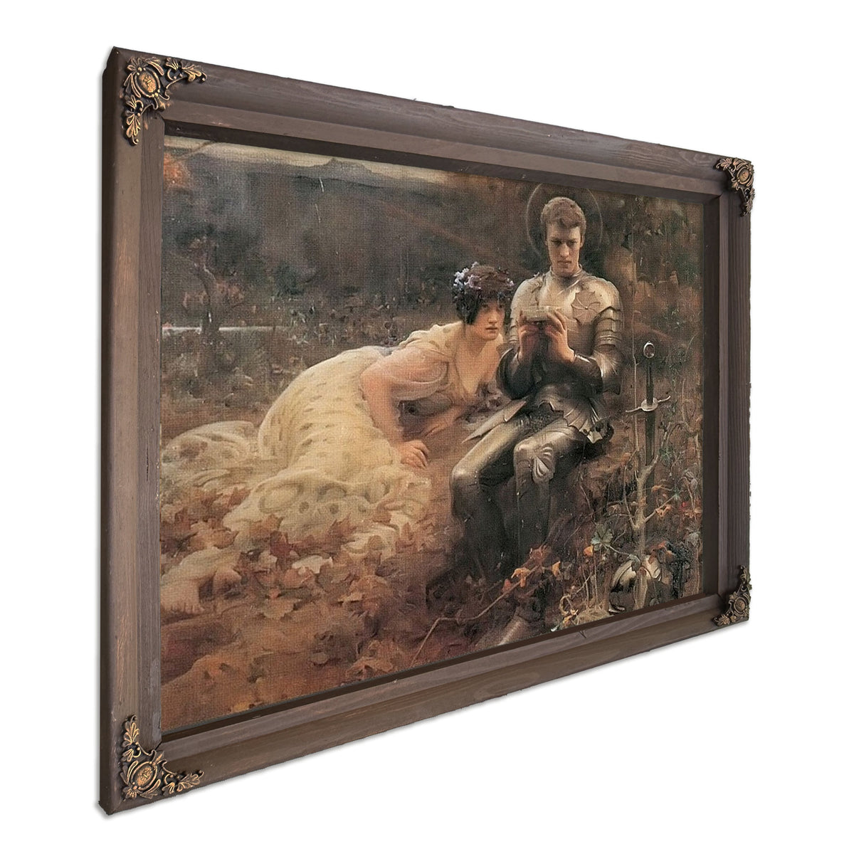 The Temptation Of Sir Percival By John Waterhouse