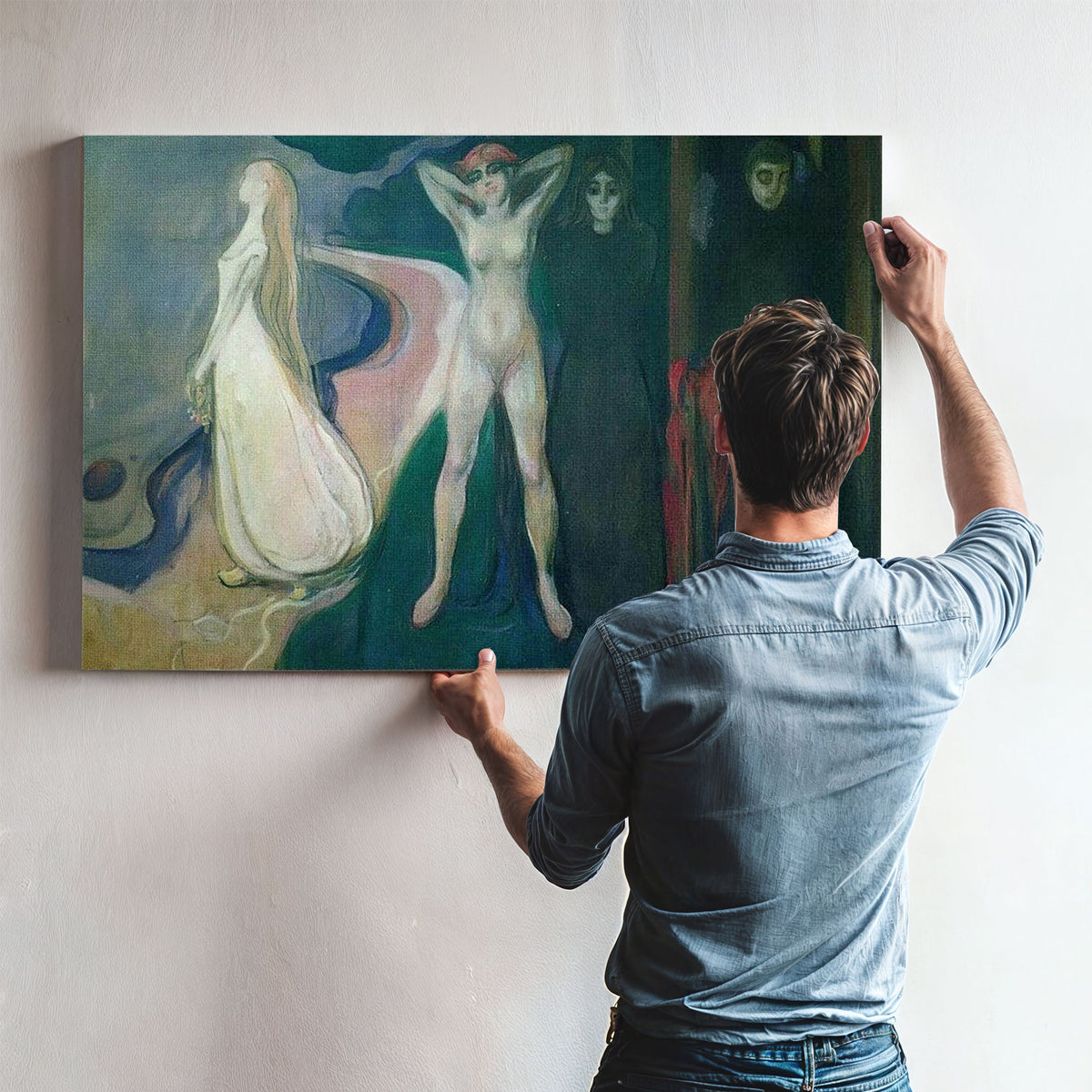 The Three Stages Of Woman ( Sphinx) By Edvard Munch