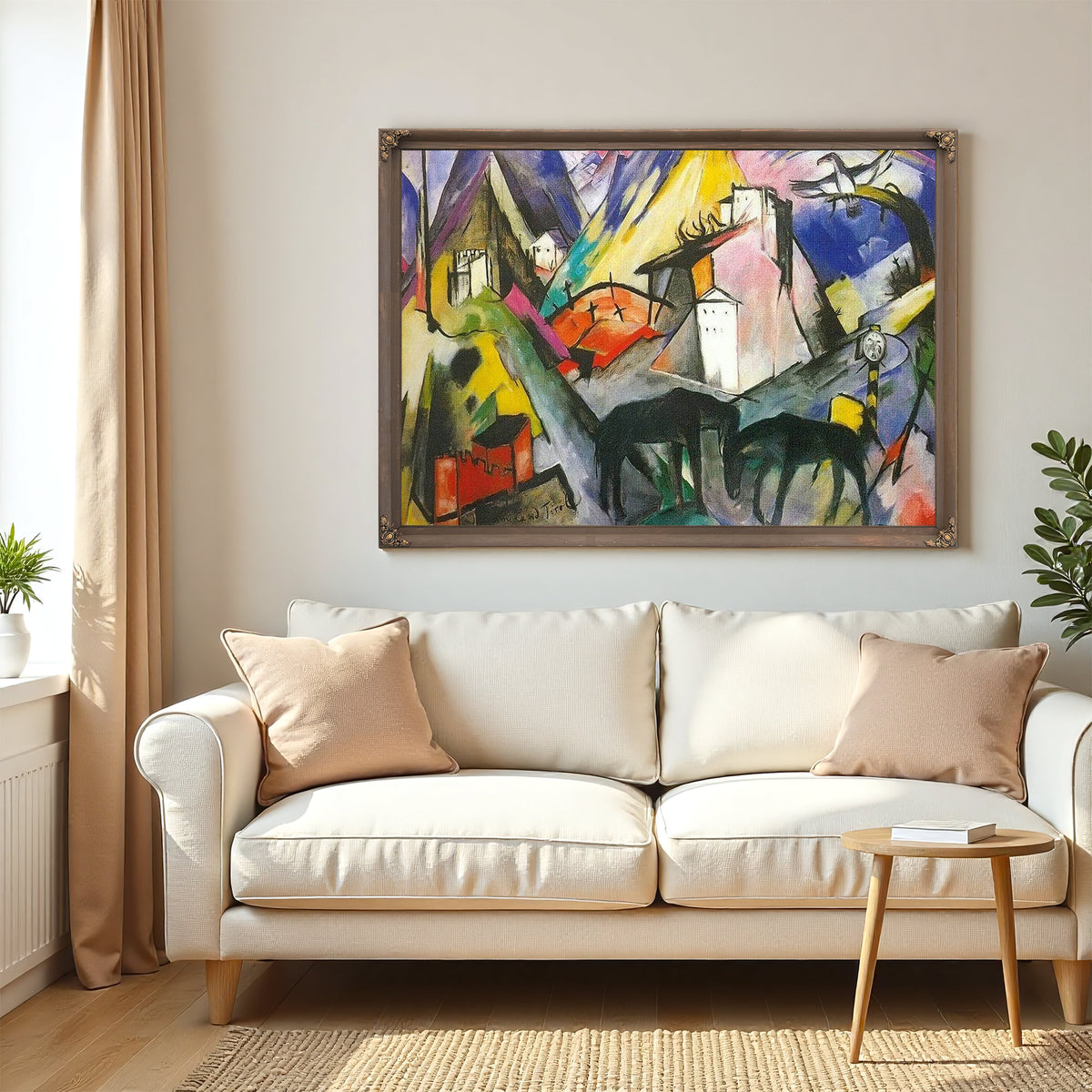 The Unfortunate Land Of Tirol By Franz Marc