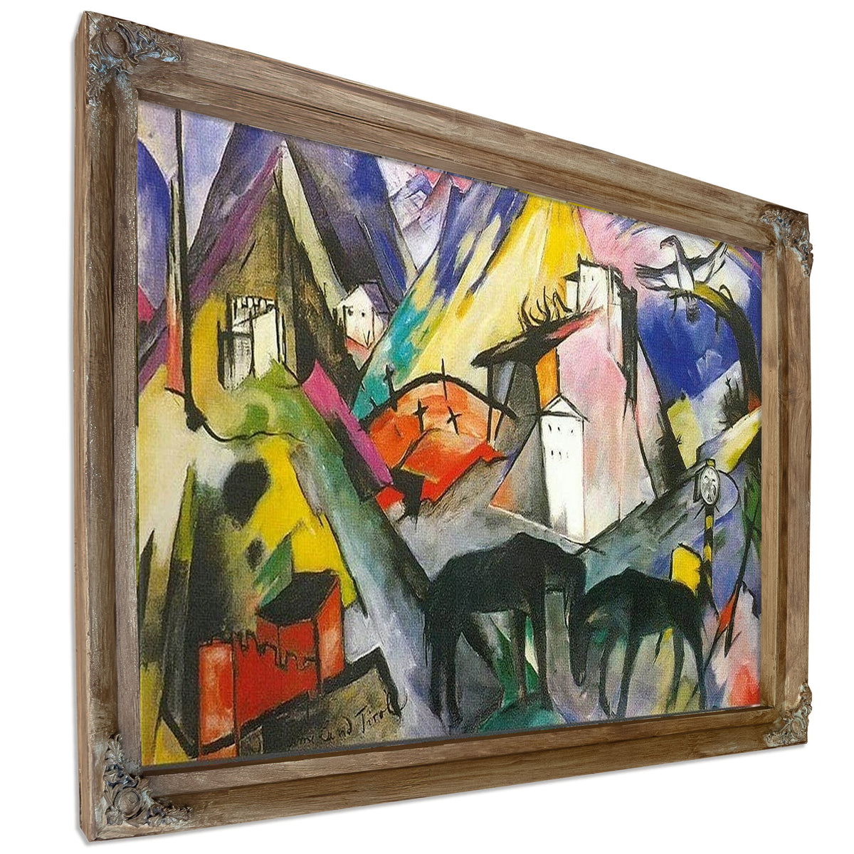 The Unfortunate Land Of Tirol By Franz Marc