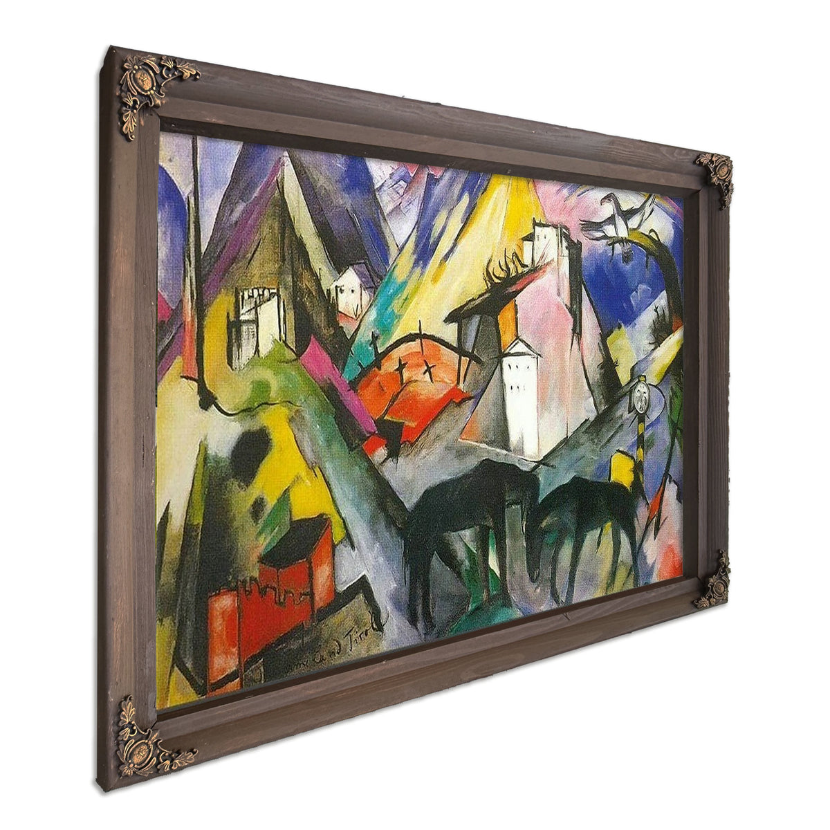 The Unfortunate Land Of Tirol By Franz Marc