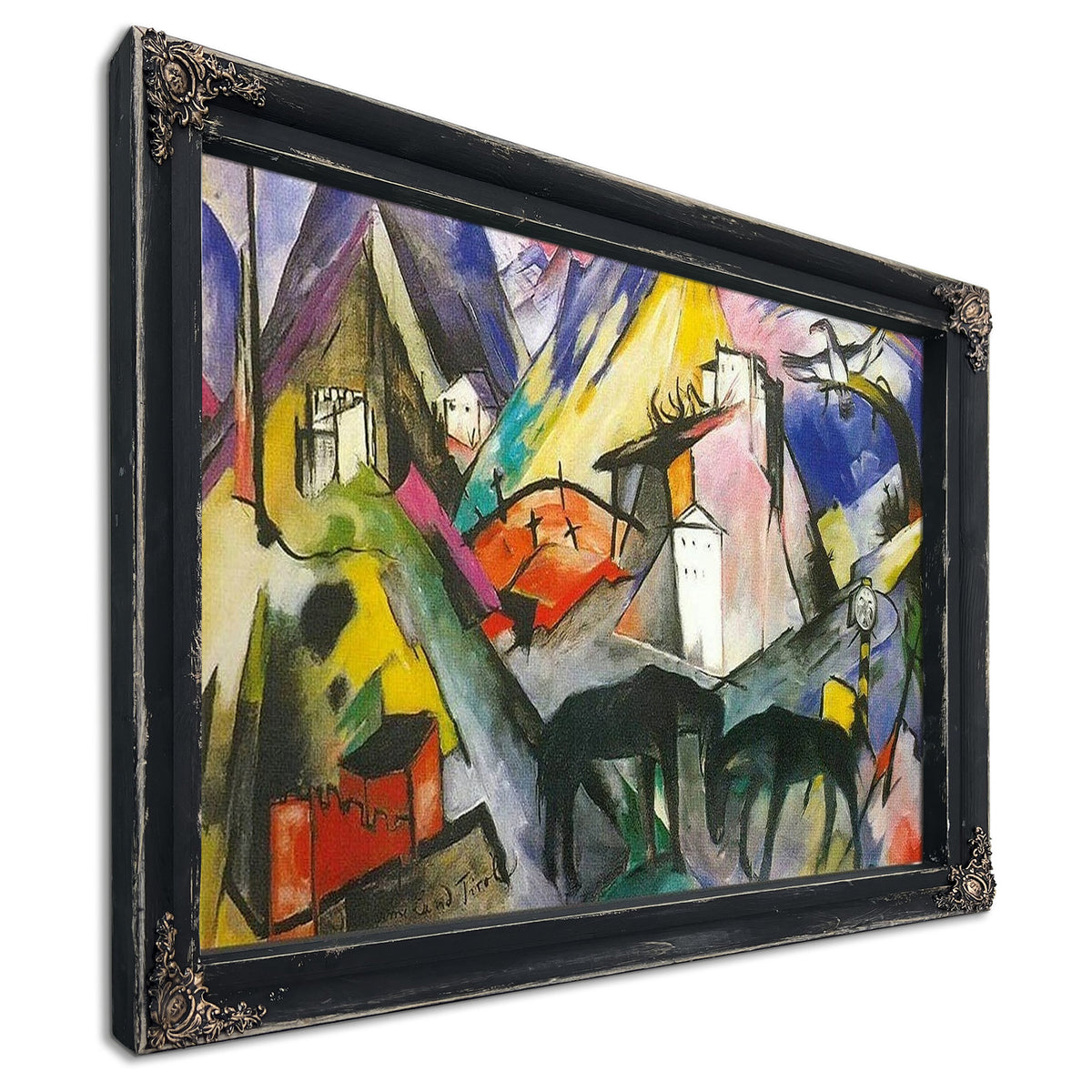 The Unfortunate Land Of Tirol By Franz Marc