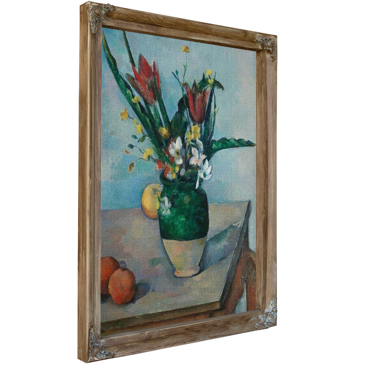 The Vase Of Tulips By Paul Cezanne