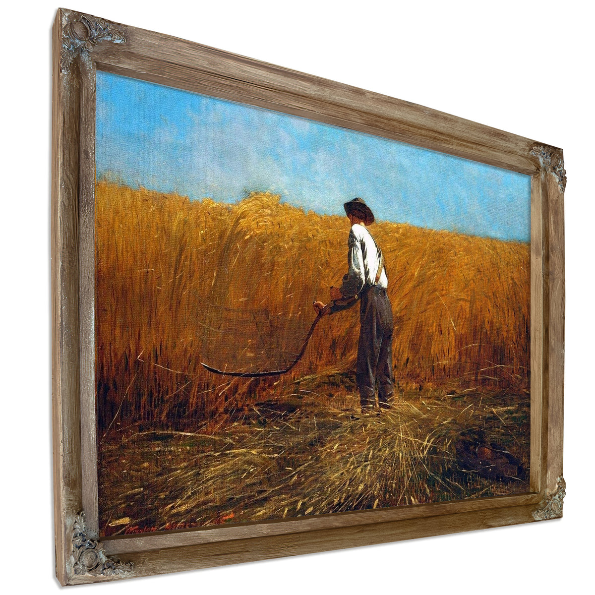 The Veteran In A New Field Painting Winslow Homer Canvas Art