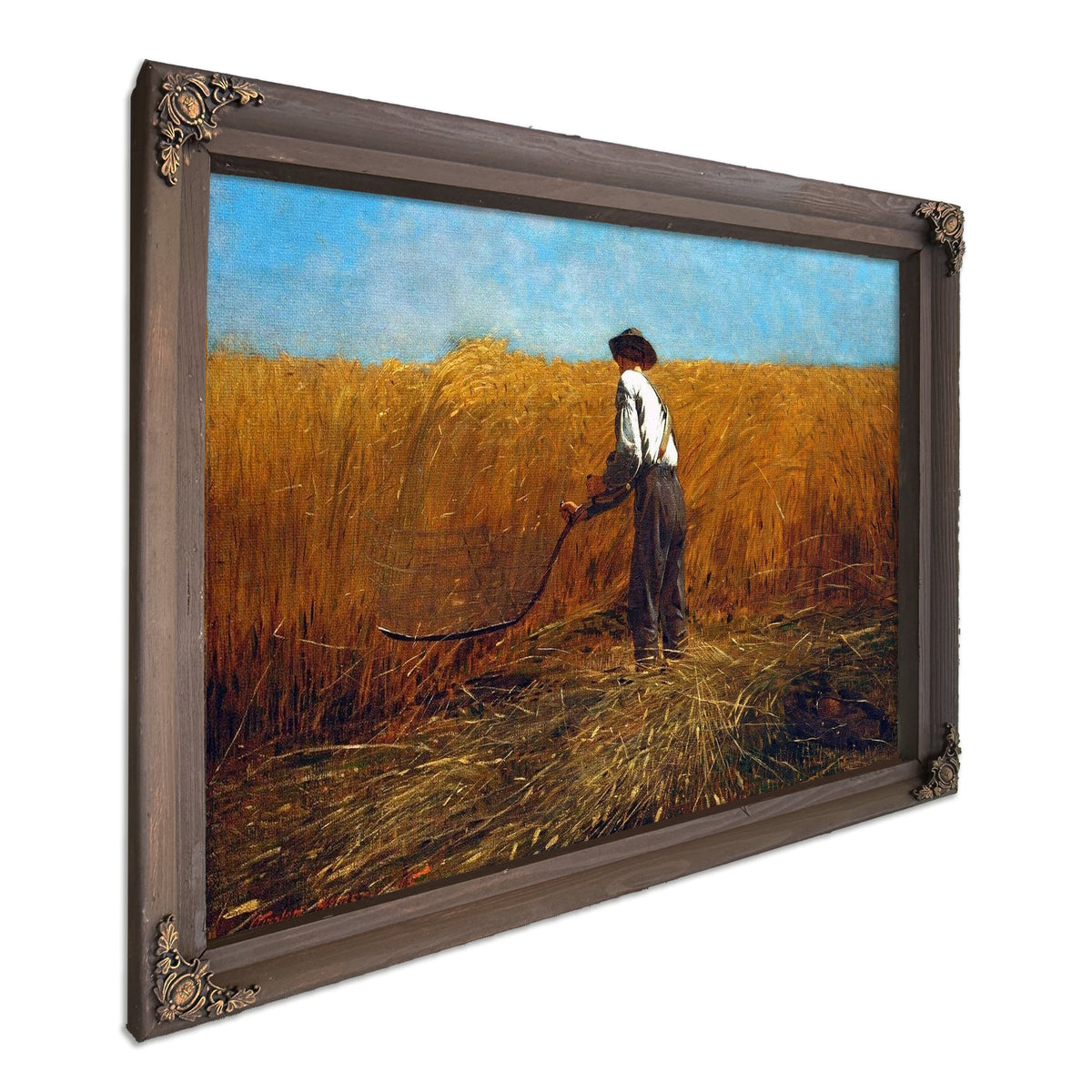 The Veteran In A New Field Painting Winslow Homer Canvas Art
