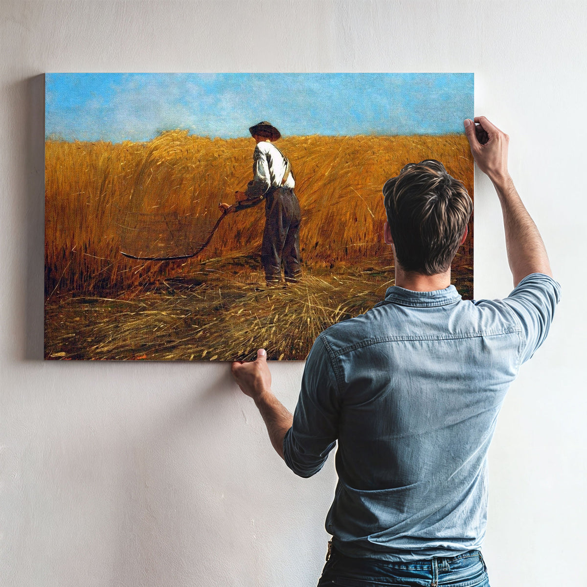 The Veteran In A New Field Painting Winslow Homer Canvas Art