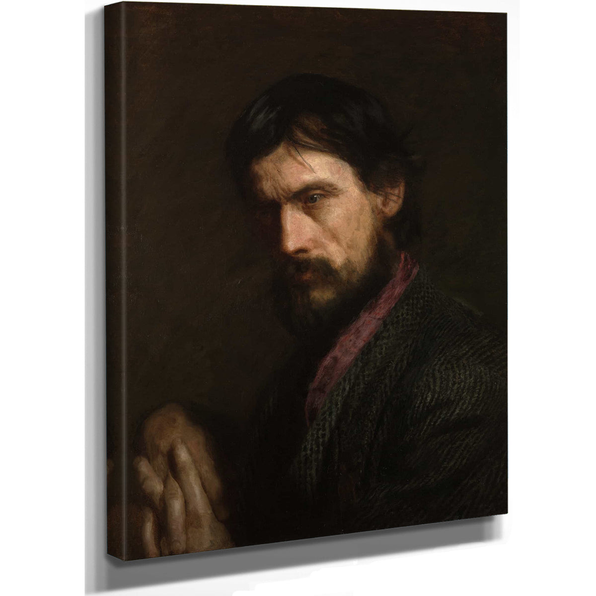 The Veteran Portrait Of George Reynolds Probably by Thomas Eakins