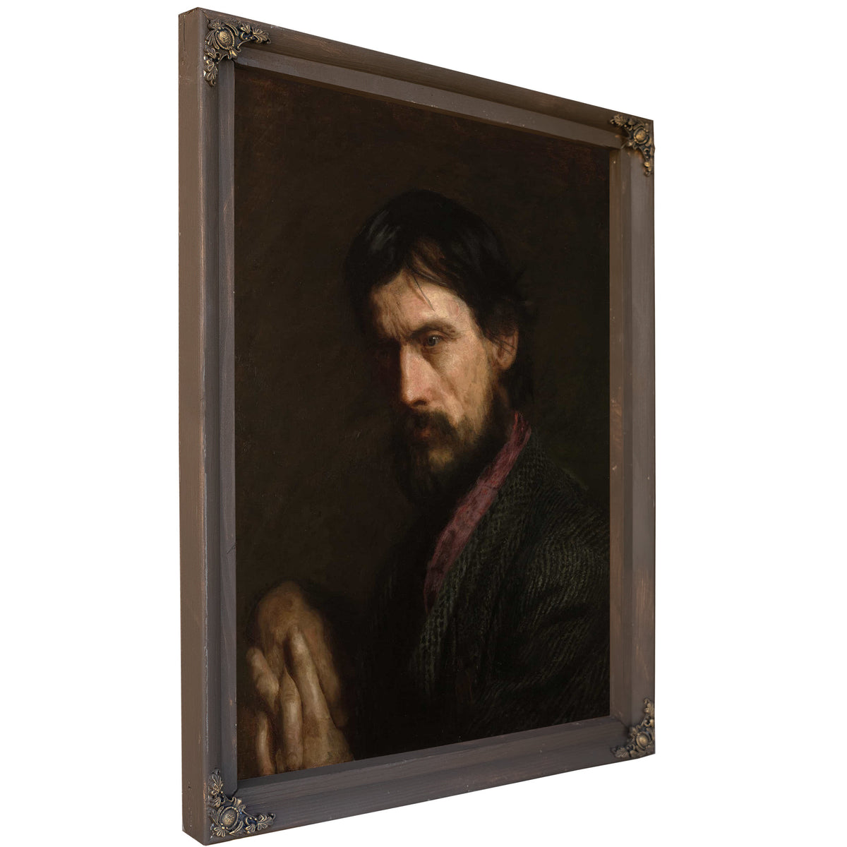 The Veteran Portrait Of George Reynolds Probably by Thomas Eakins