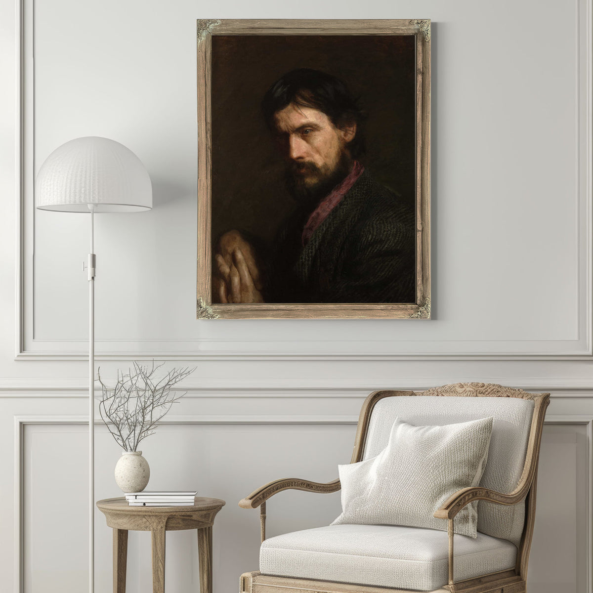 The Veteran Portrait Of George Reynolds Probably by Thomas Eakins