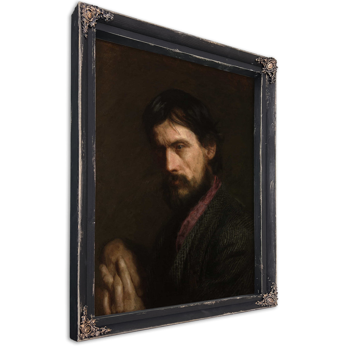 The Veteran Portrait Of George Reynolds Probably by Thomas Eakins