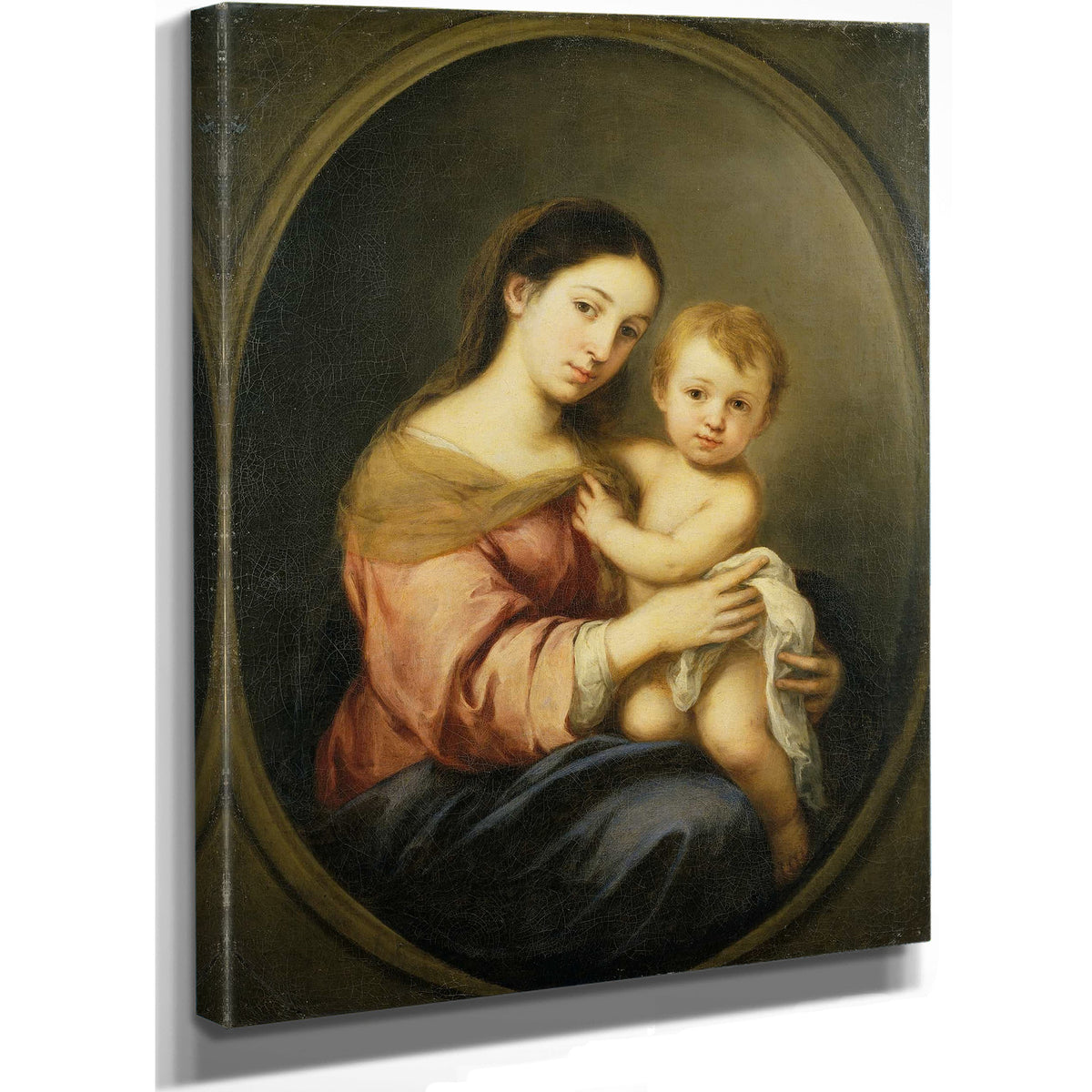 The Virgin And Child C by Bartolome Esteban Murillo