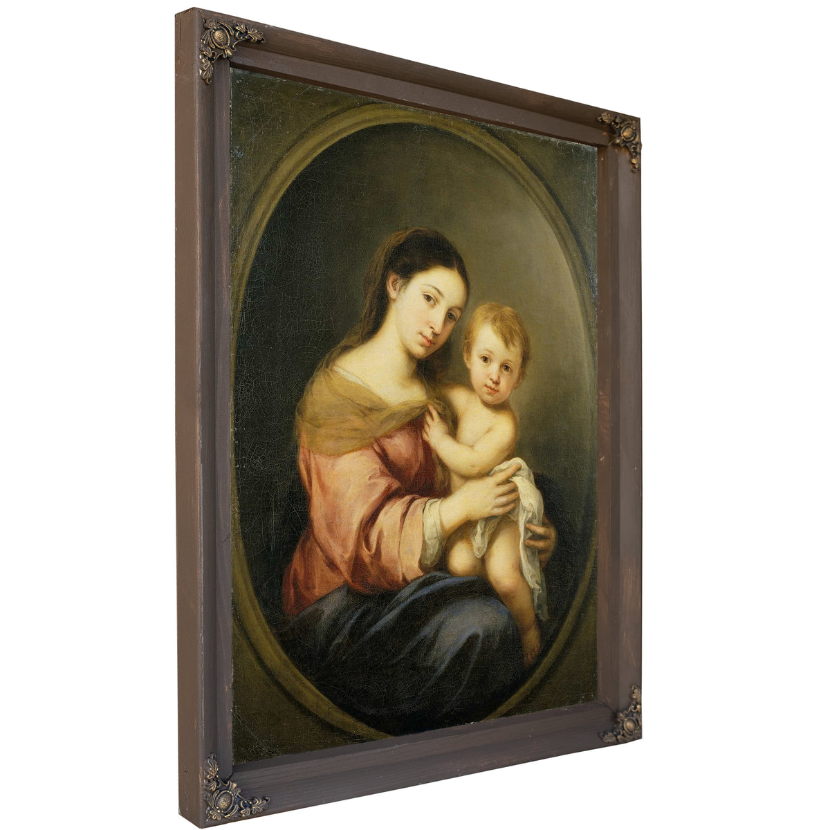 The Virgin And Child C by Bartolome Esteban Murillo