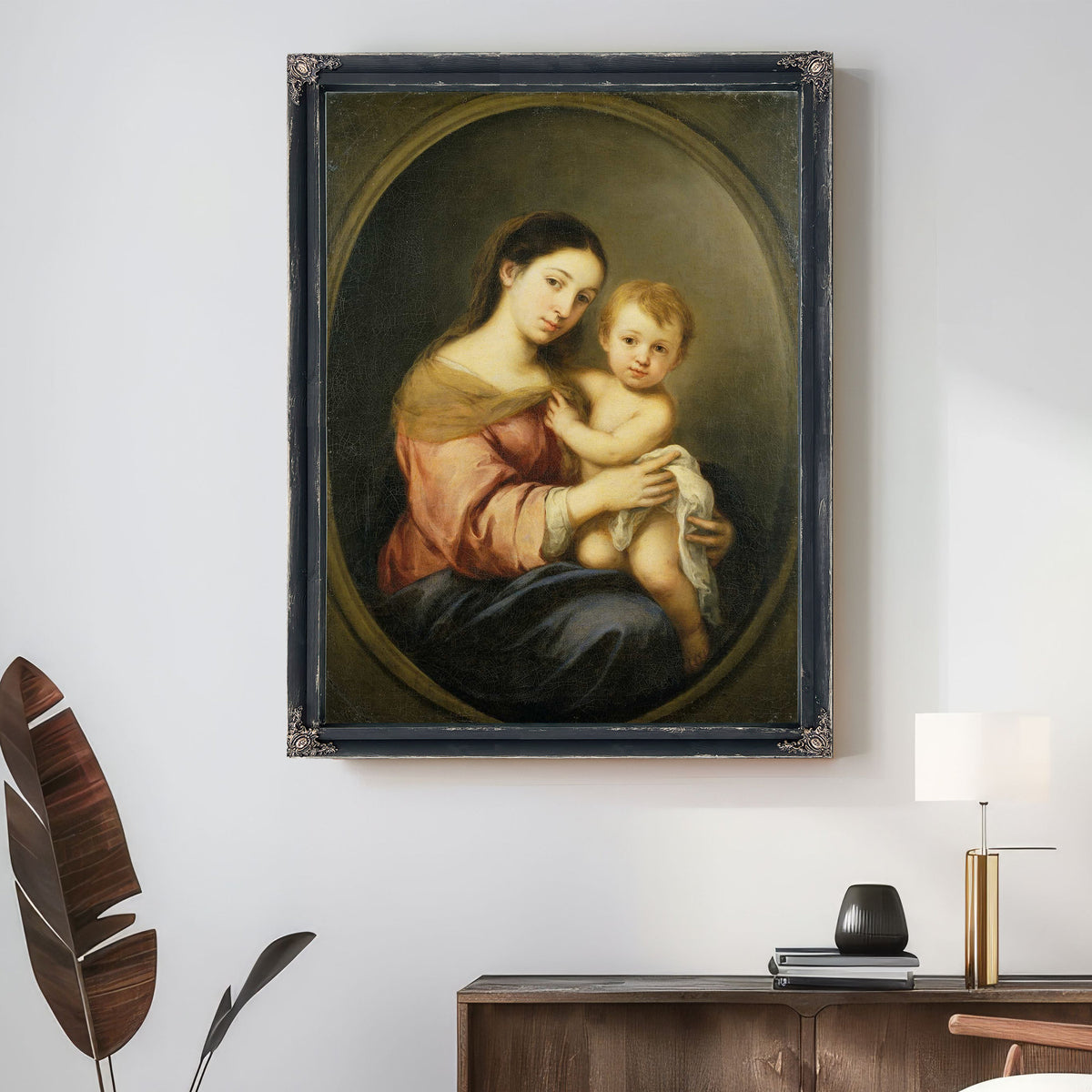 The Virgin And Child C by Bartolome Esteban Murillo
