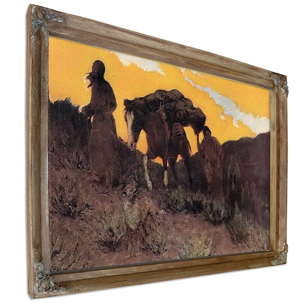The Warriors Last Ride By Frederic Remington