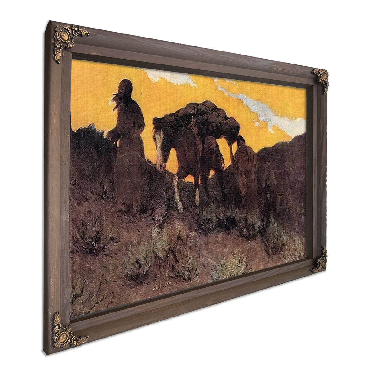 The Warriors Last Ride By Frederic Remington