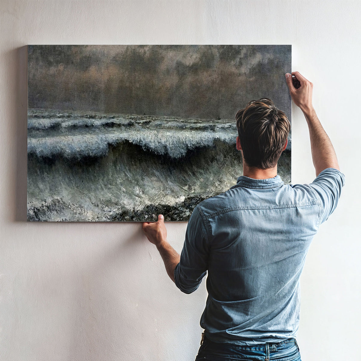 The Wave 1 By Jean Desire Gustave Courbet
